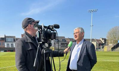 Nieuwe lichtmasten Sporting Hasselt